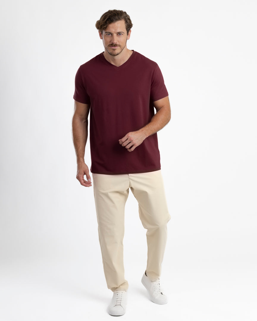 IncaCloud® V-Neck - Burgundy Noir