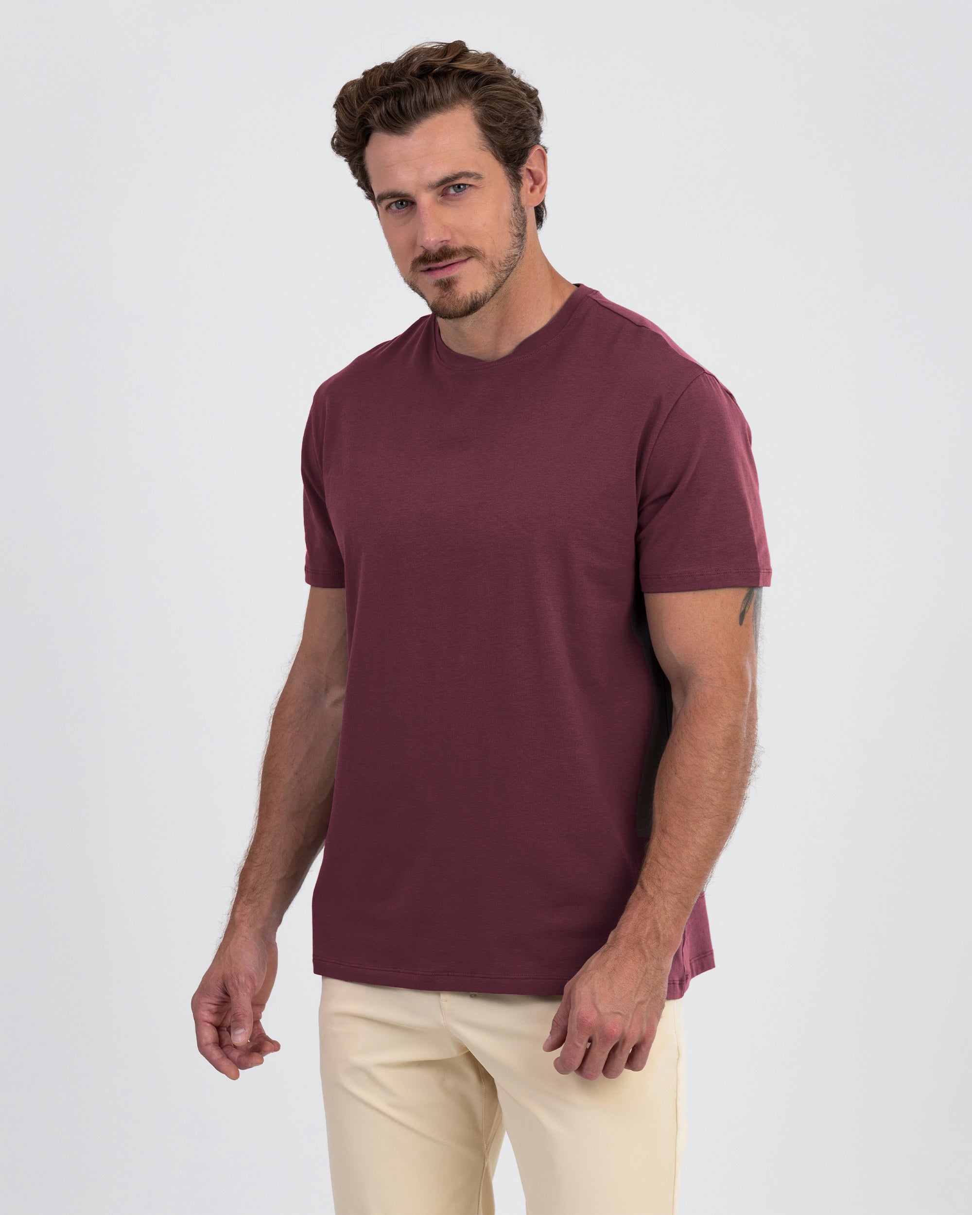 The IncaCloud® Tee - Burgundy Noir