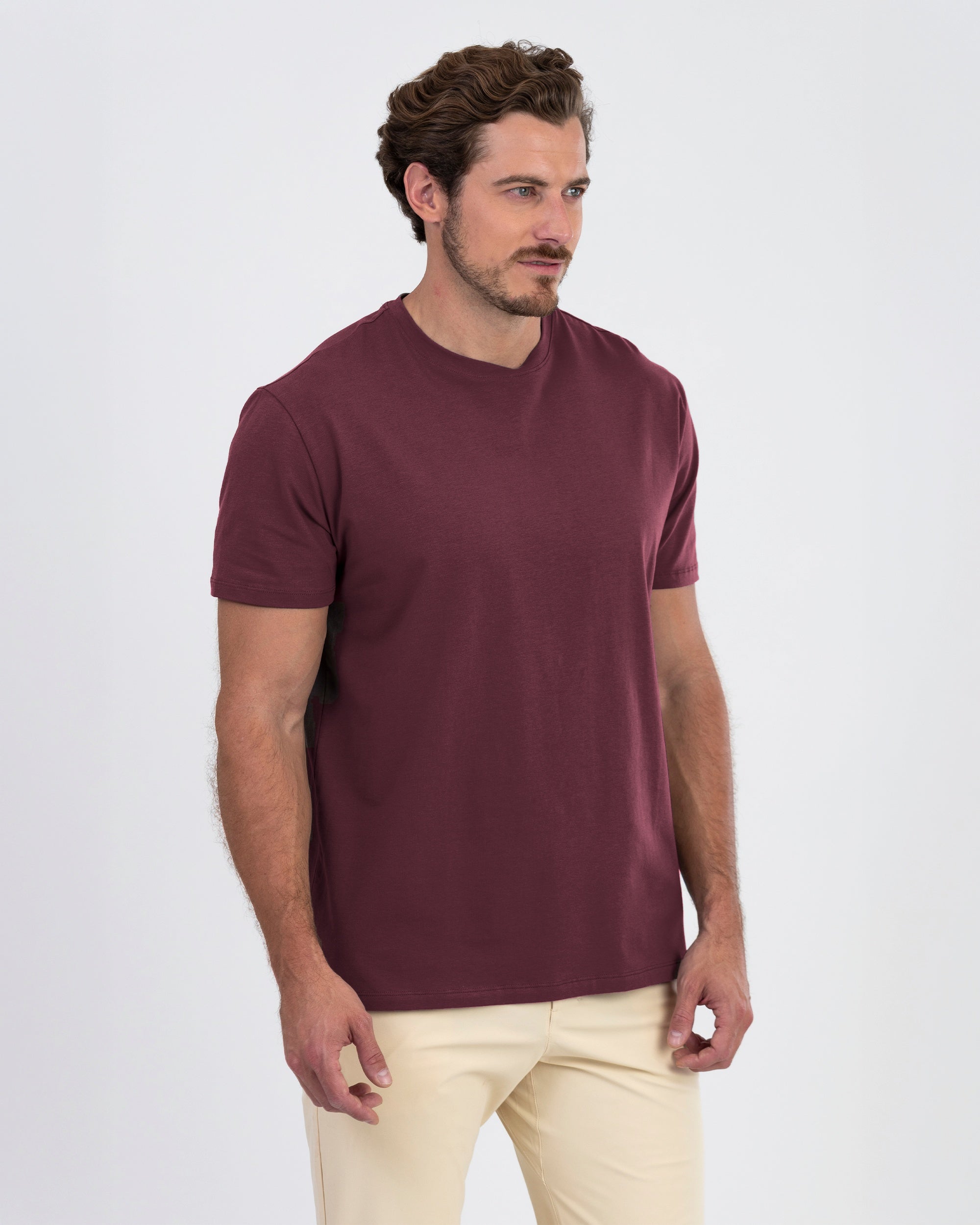 The IncaCloud® Tee - Burgundy Noir