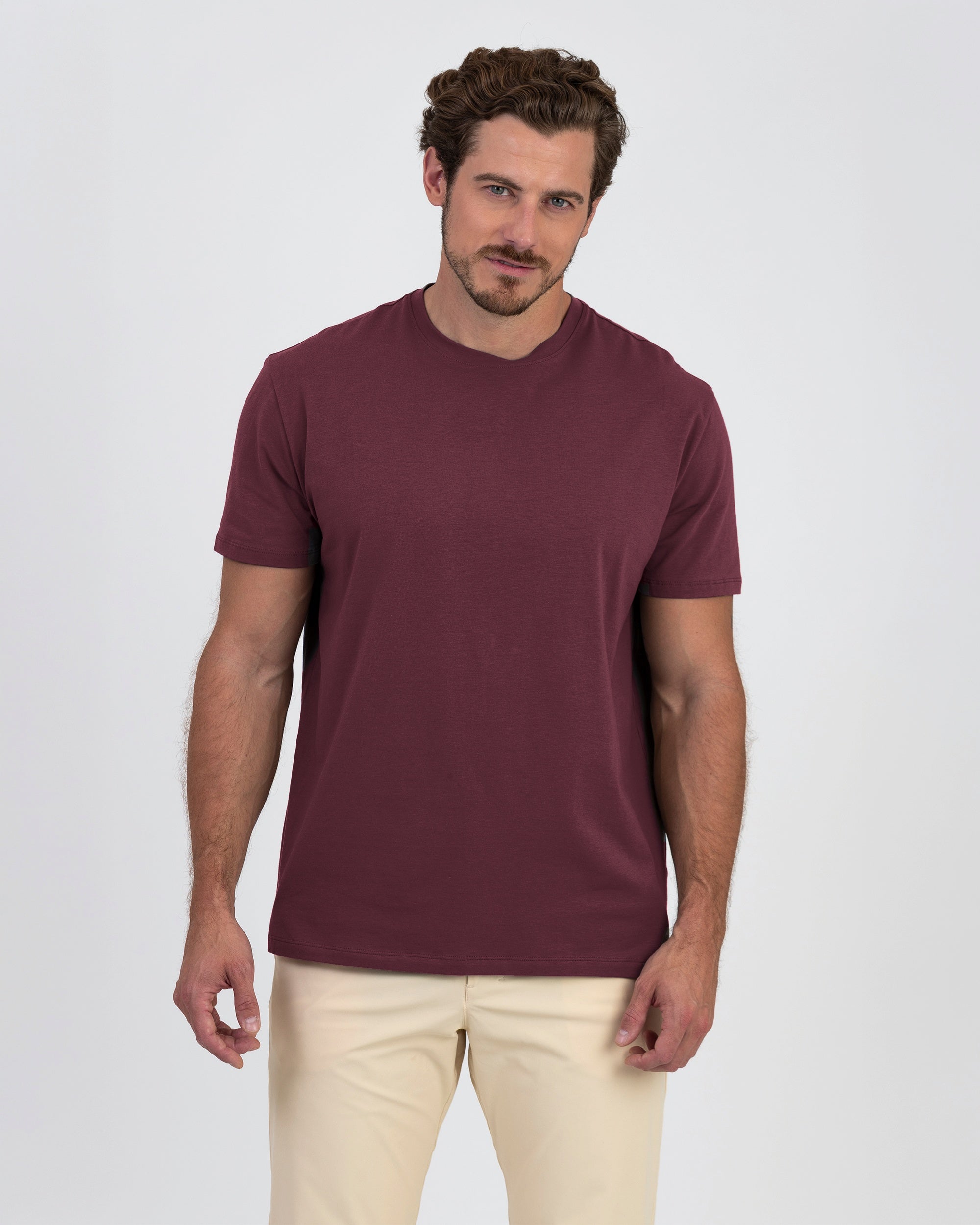 The IncaCloud® Tee - Burgundy Noir
