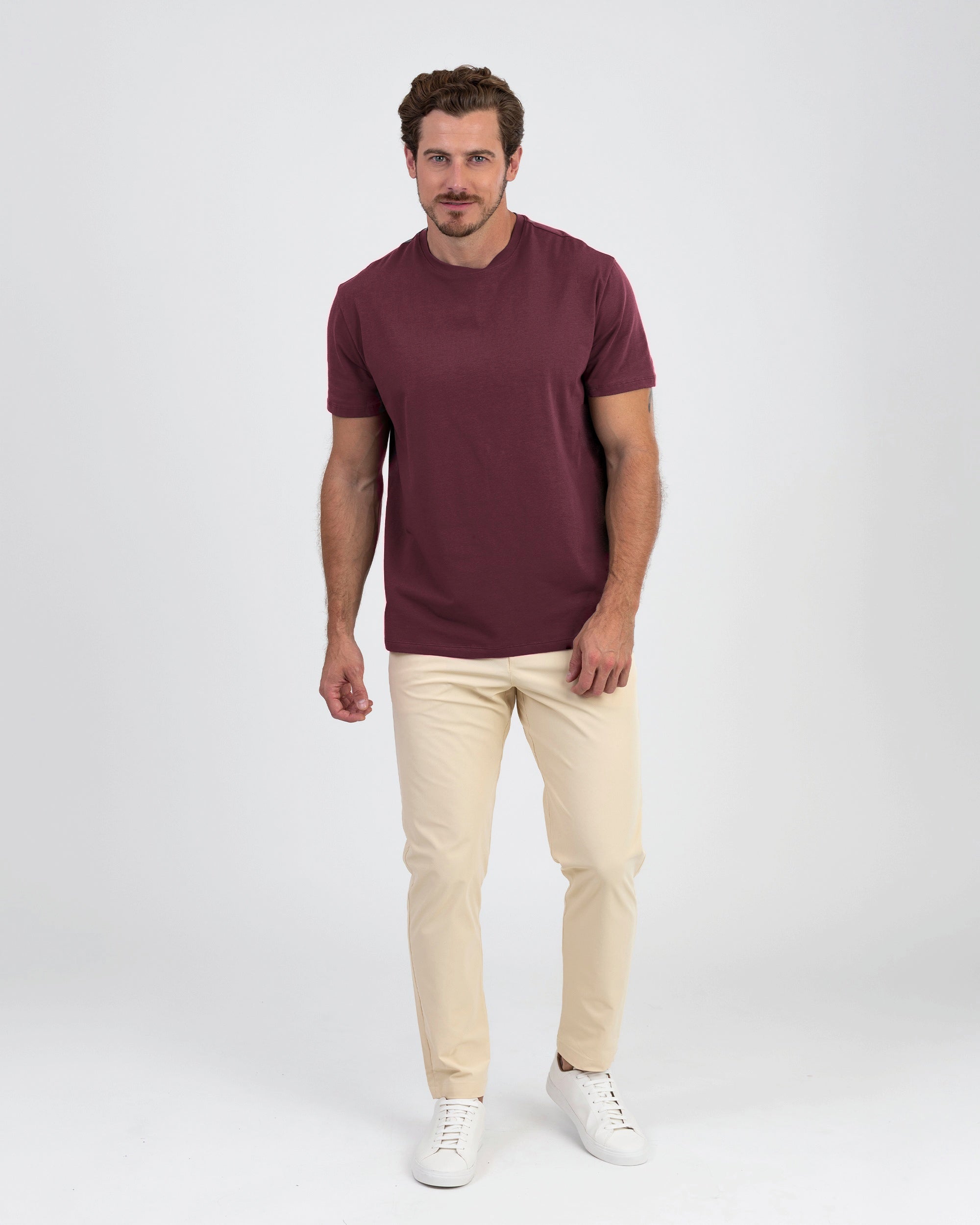 The IncaCloud® Tee - Burgundy Noir