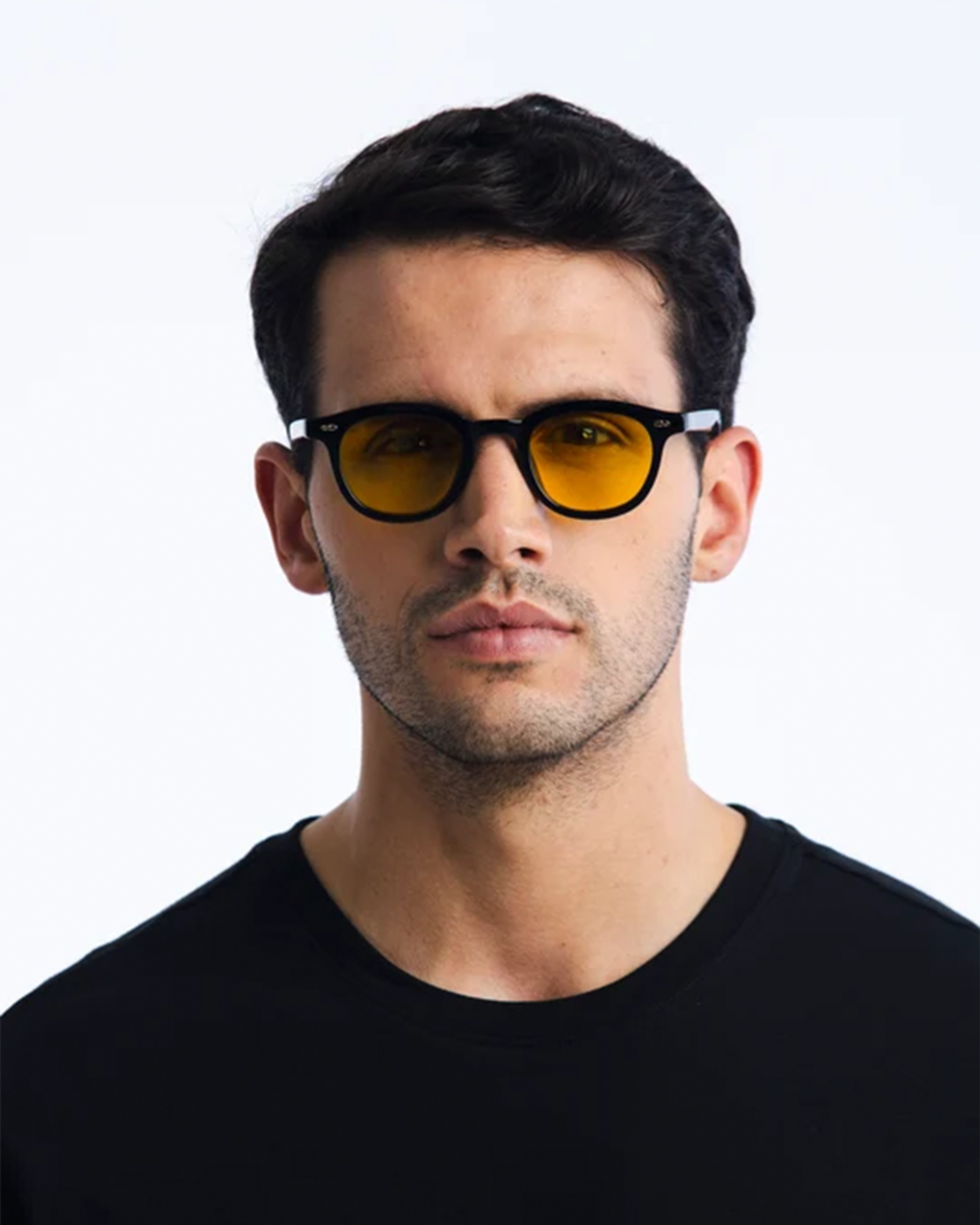 Positano - Black / Amber Yellow