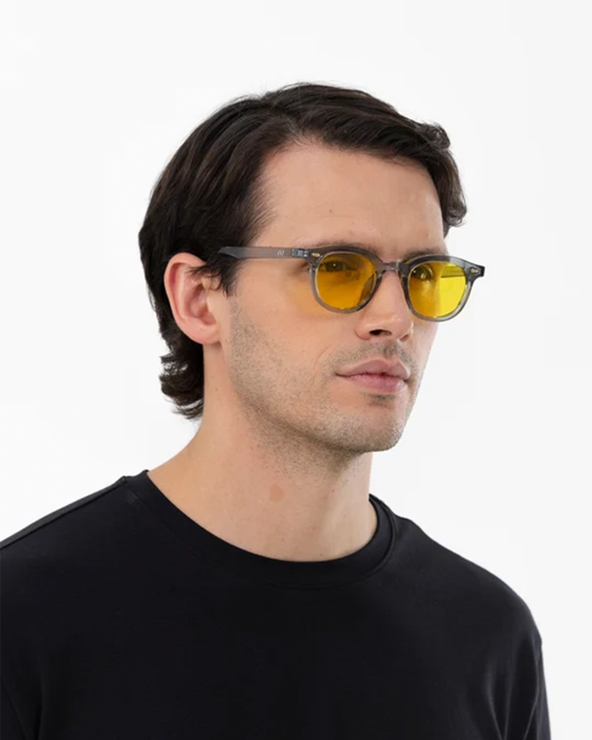 Positano - Grey / Amber Yellow
