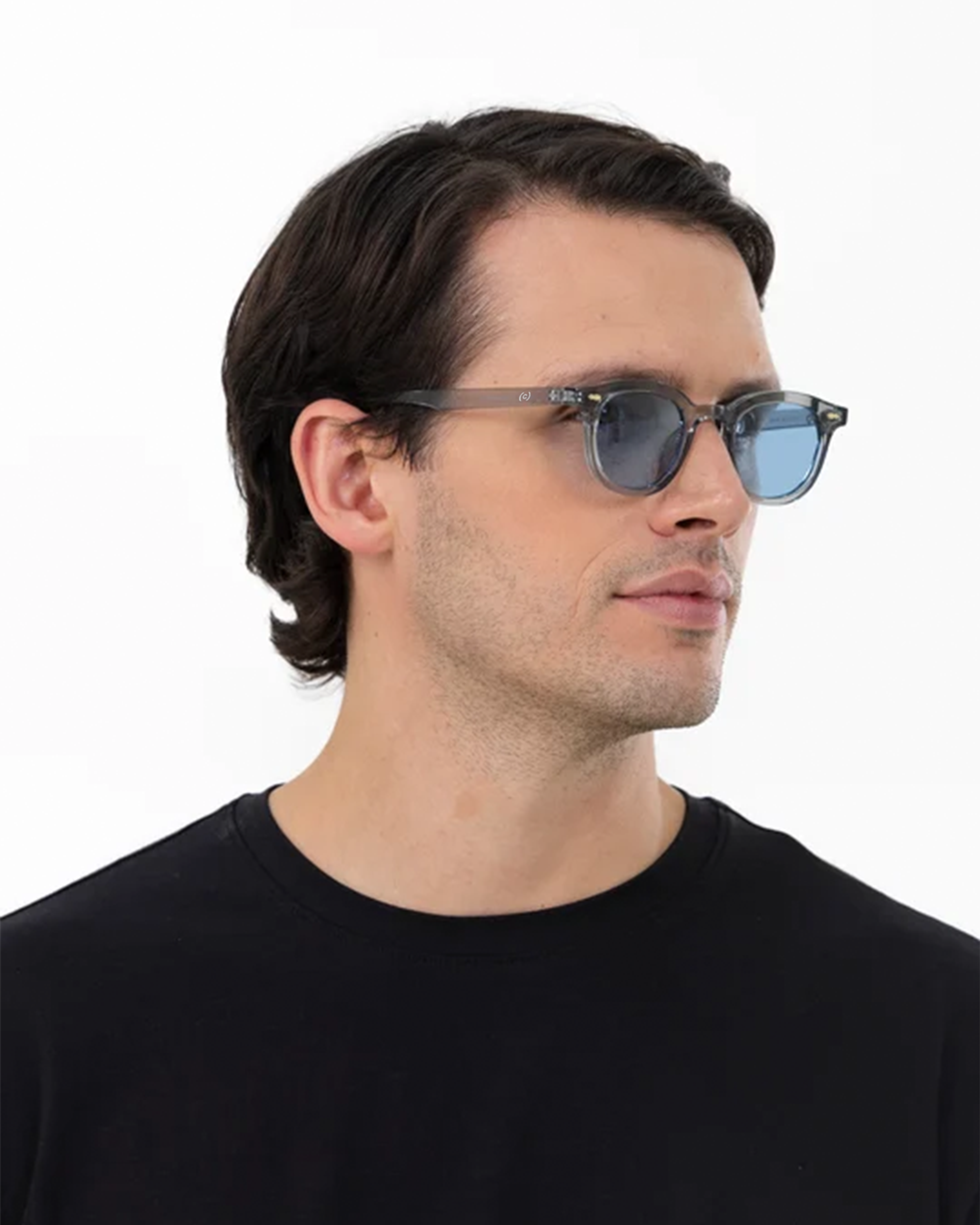Positano - Grey / Ocean Blue