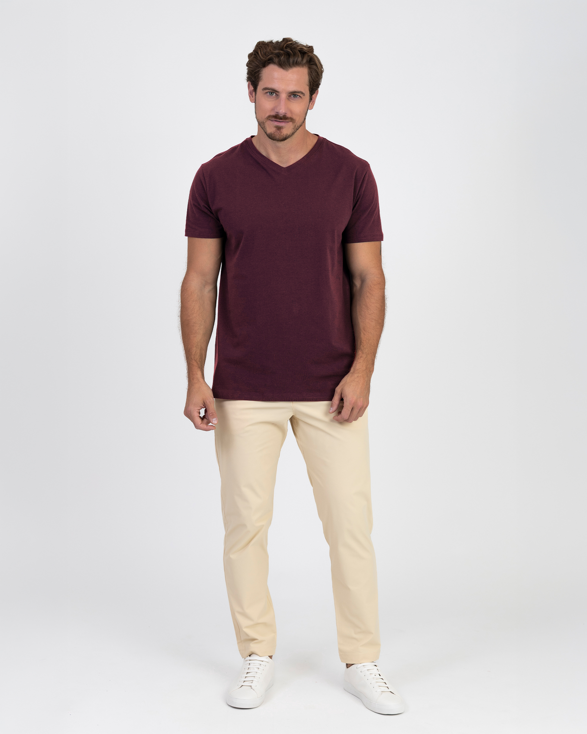 IncaCloud® V-Neck - Burgundy Noir