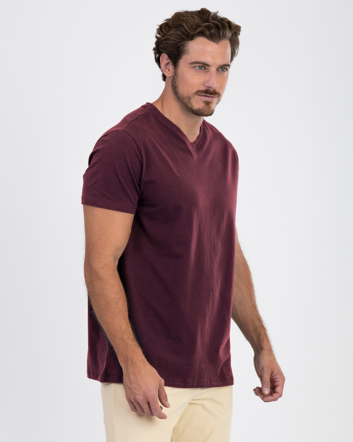 IncaCloud® V-Neck - Burgundy Noir