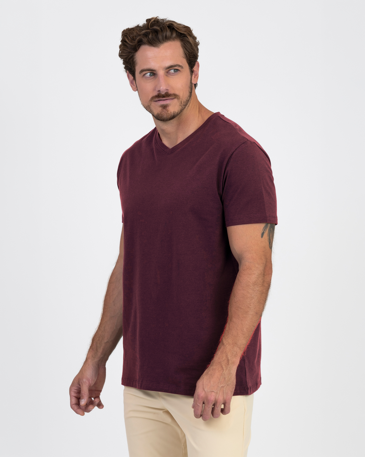 IncaCloud® V-Neck - Burgundy Noir