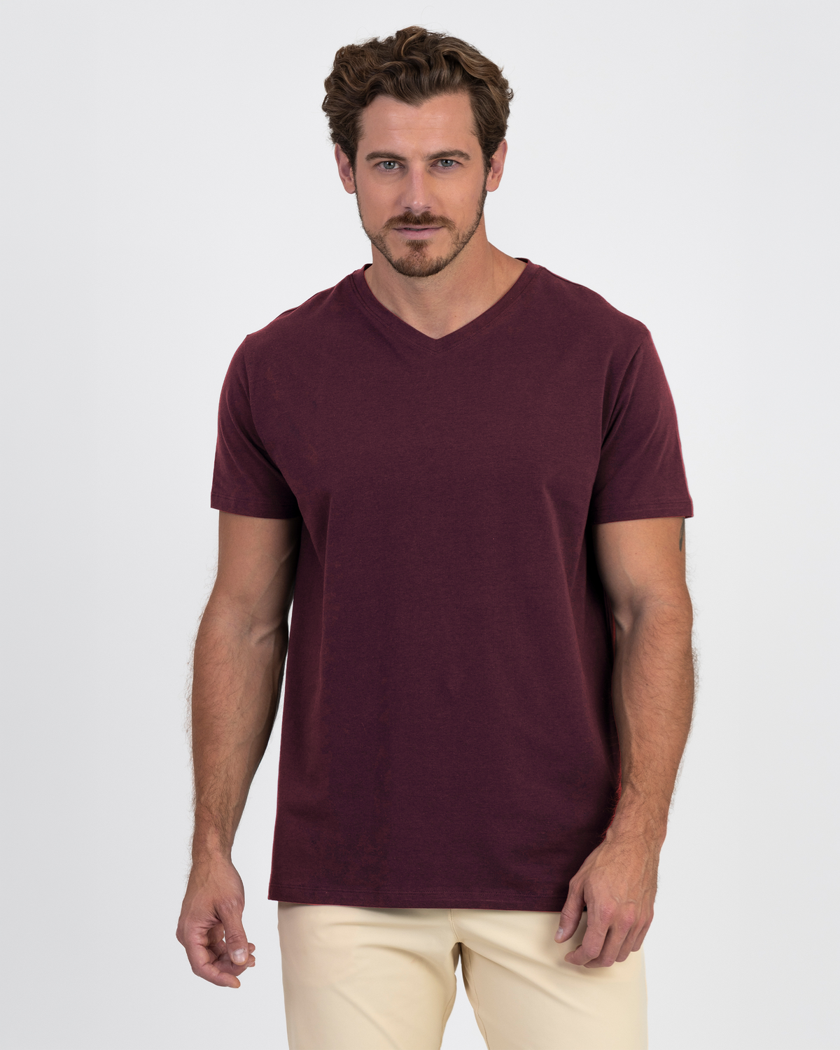 IncaCloud® V-Neck - Burgundy Noir