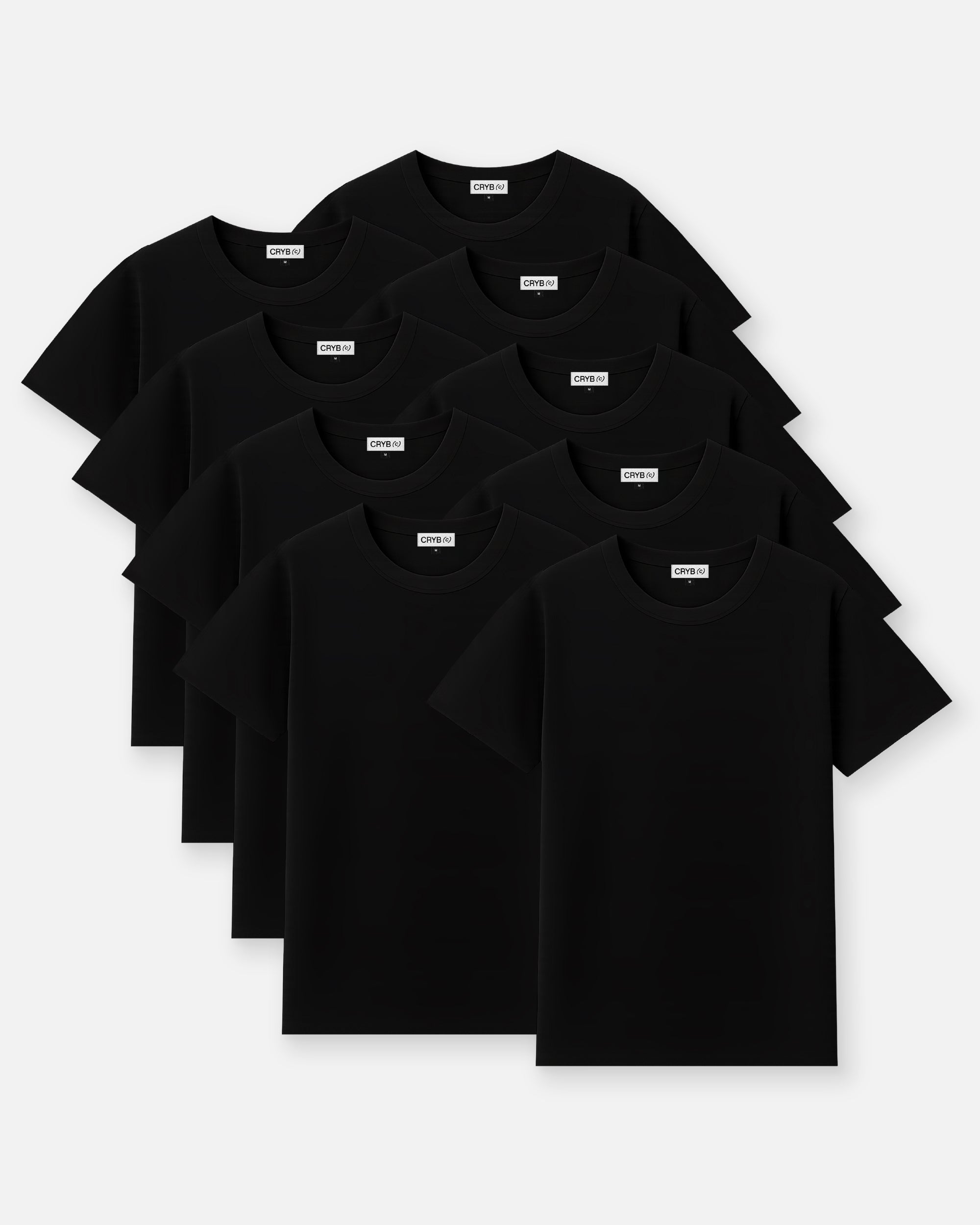 The IncaCloud®Tee - Onyx Black | 9 Pack
