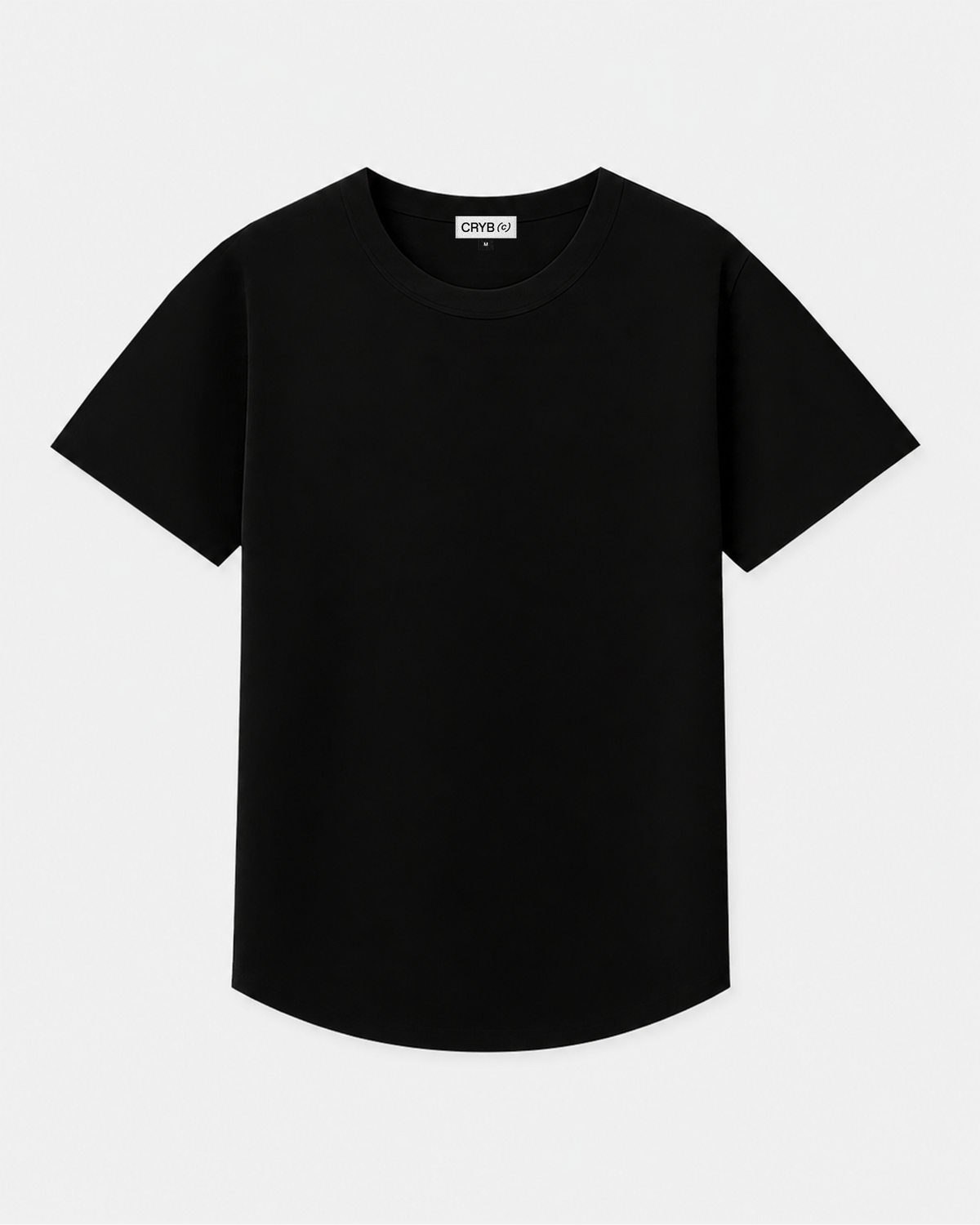 IncaCloud® Curved-Hem Tee - Onyx Black