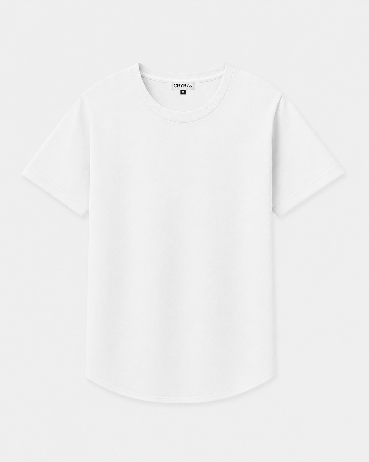 IncaCloud® Curved-Hem Tee - White