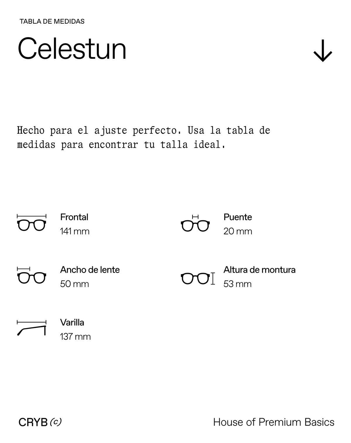 Guía de tallas