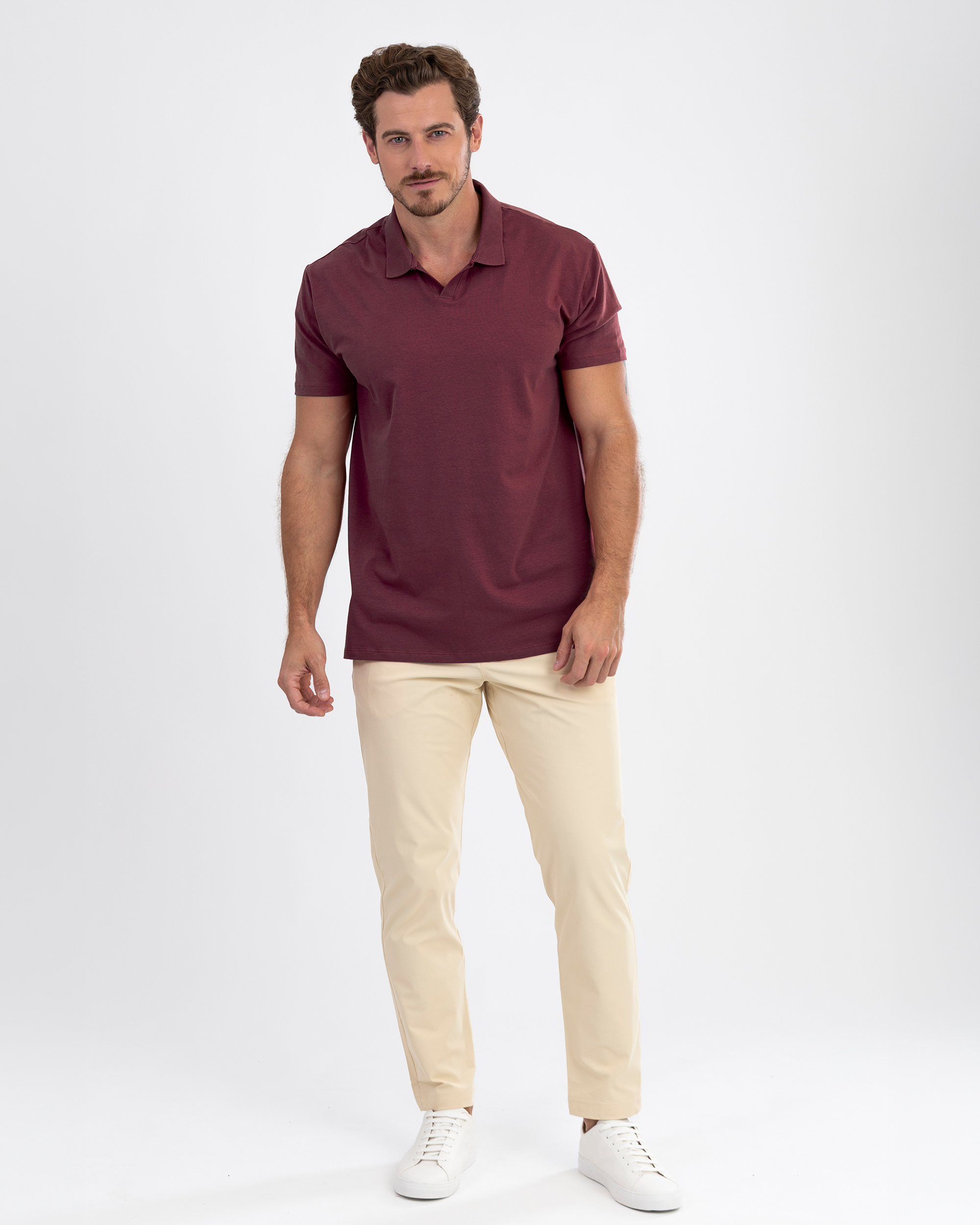 The IncaCloud® Polo - Burgundy Noir
