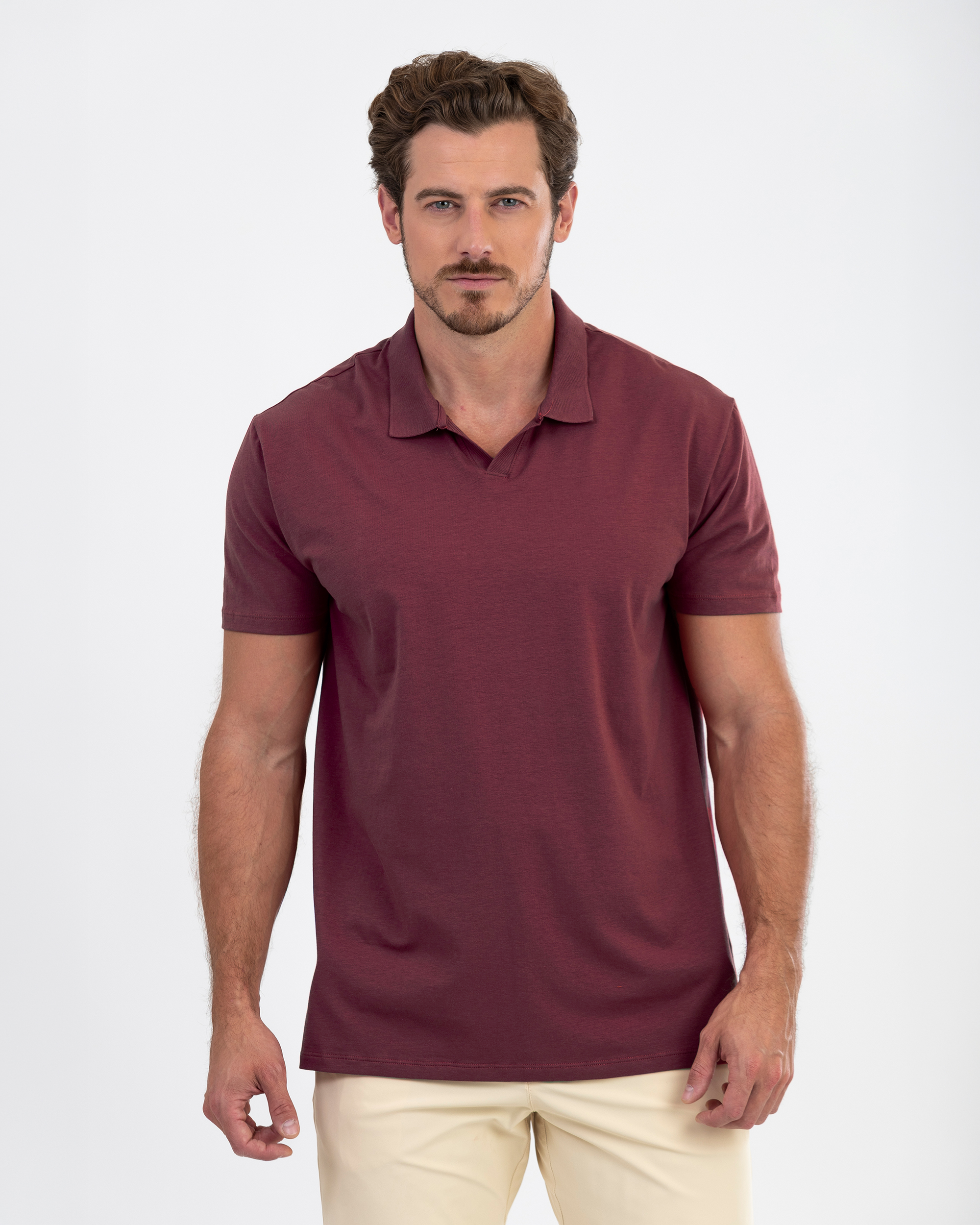 The IncaCloud® Polo - Burgundy Noir
