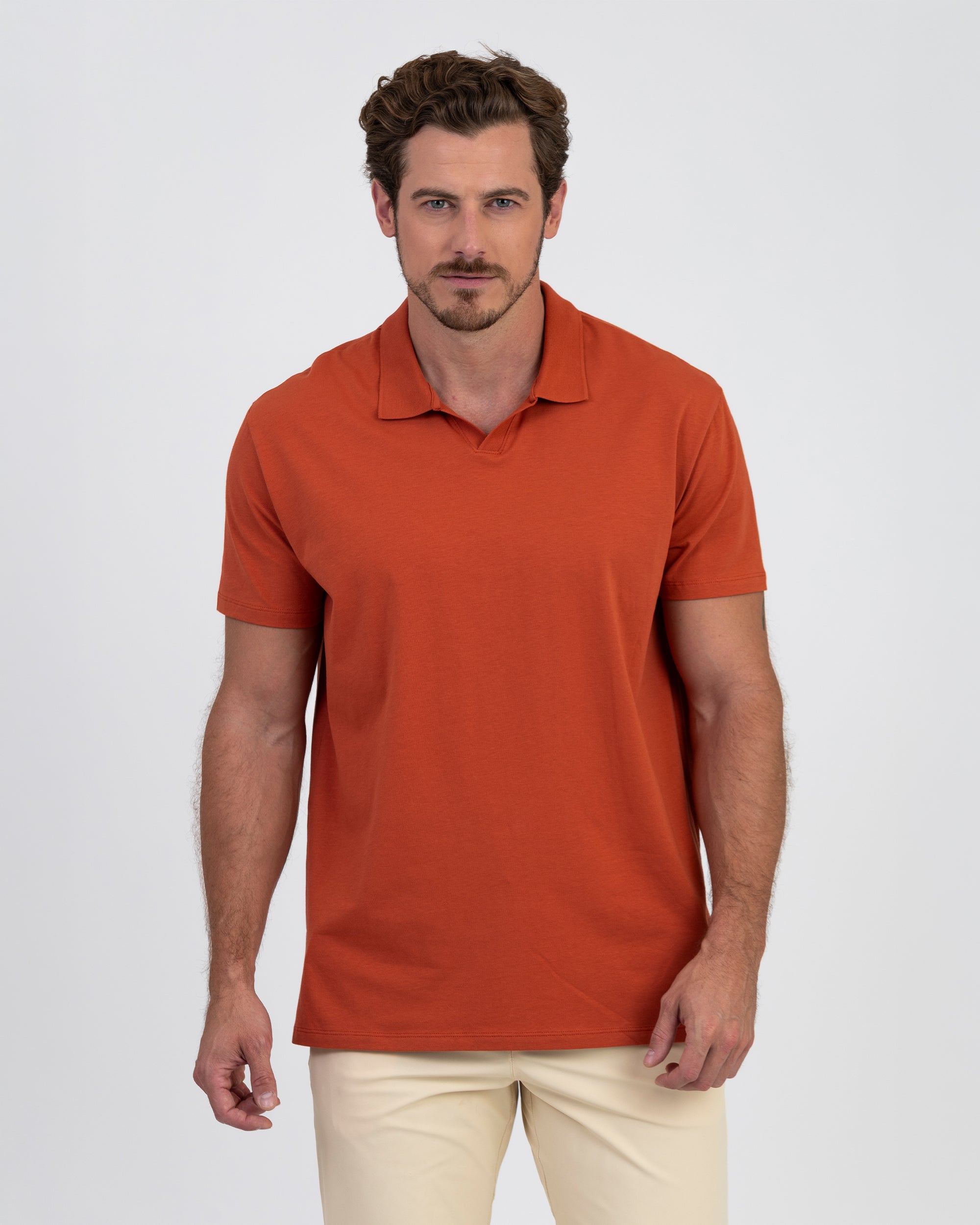 The IncaCloud® Polo - Burnt Brick