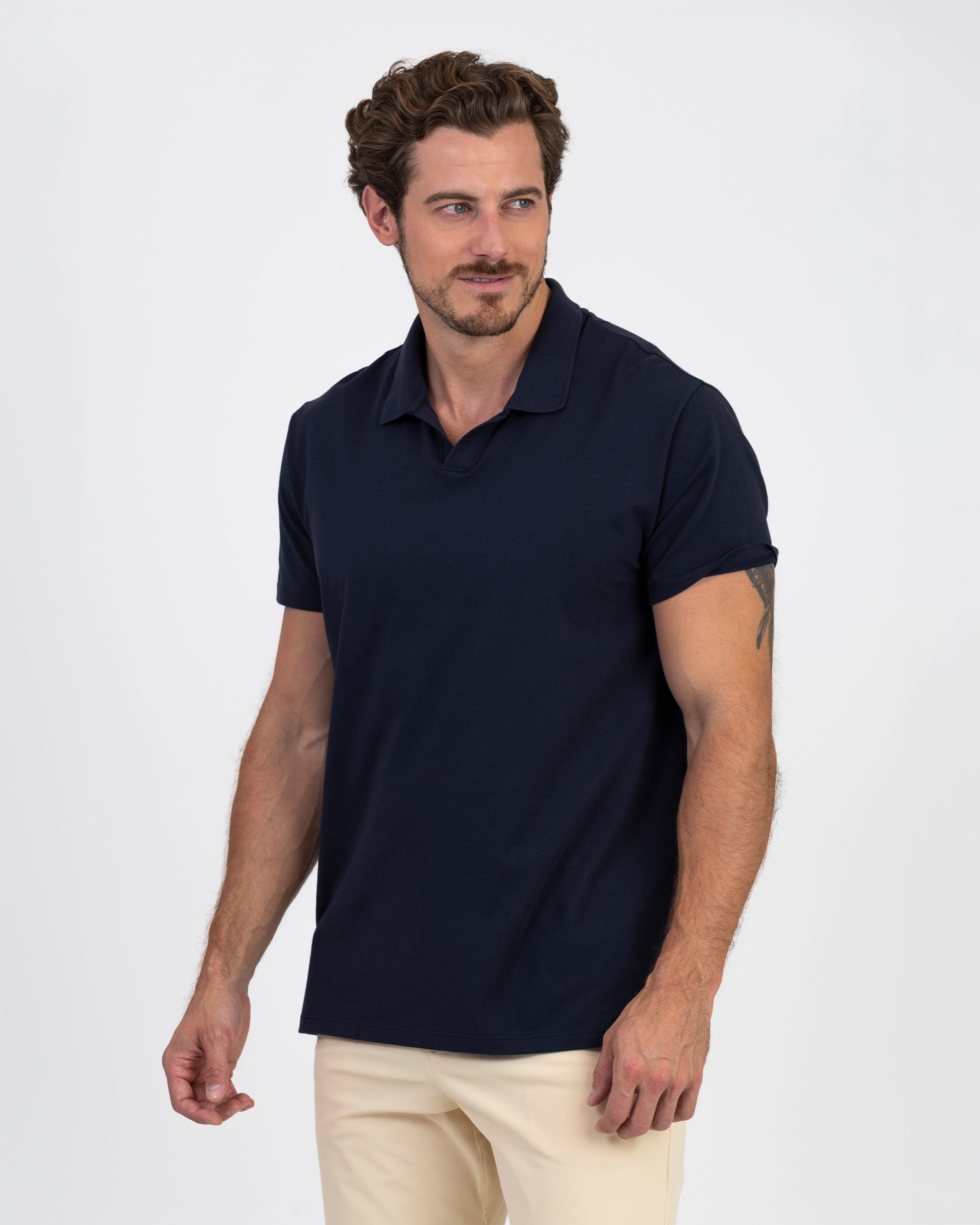 The IncaCloud® Polo - Navy Blue
