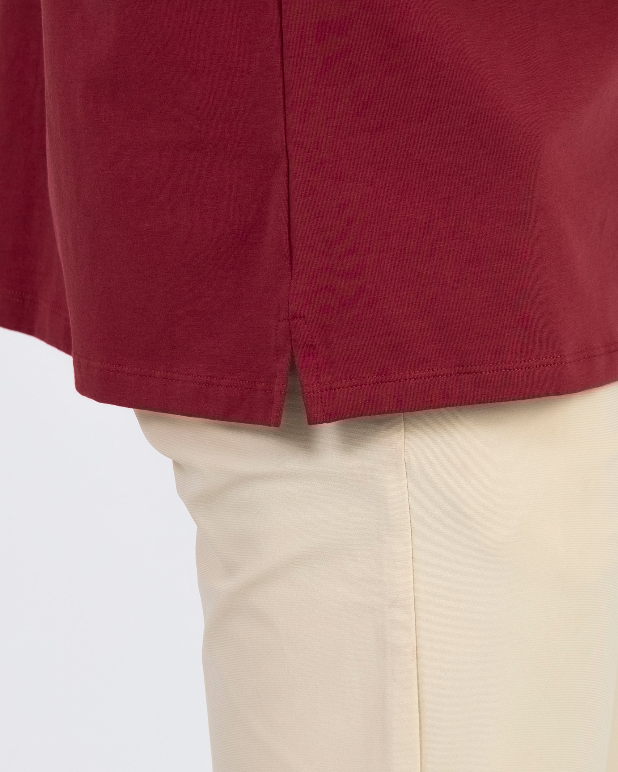 The IncaCloud® Polo - Rosewood Red