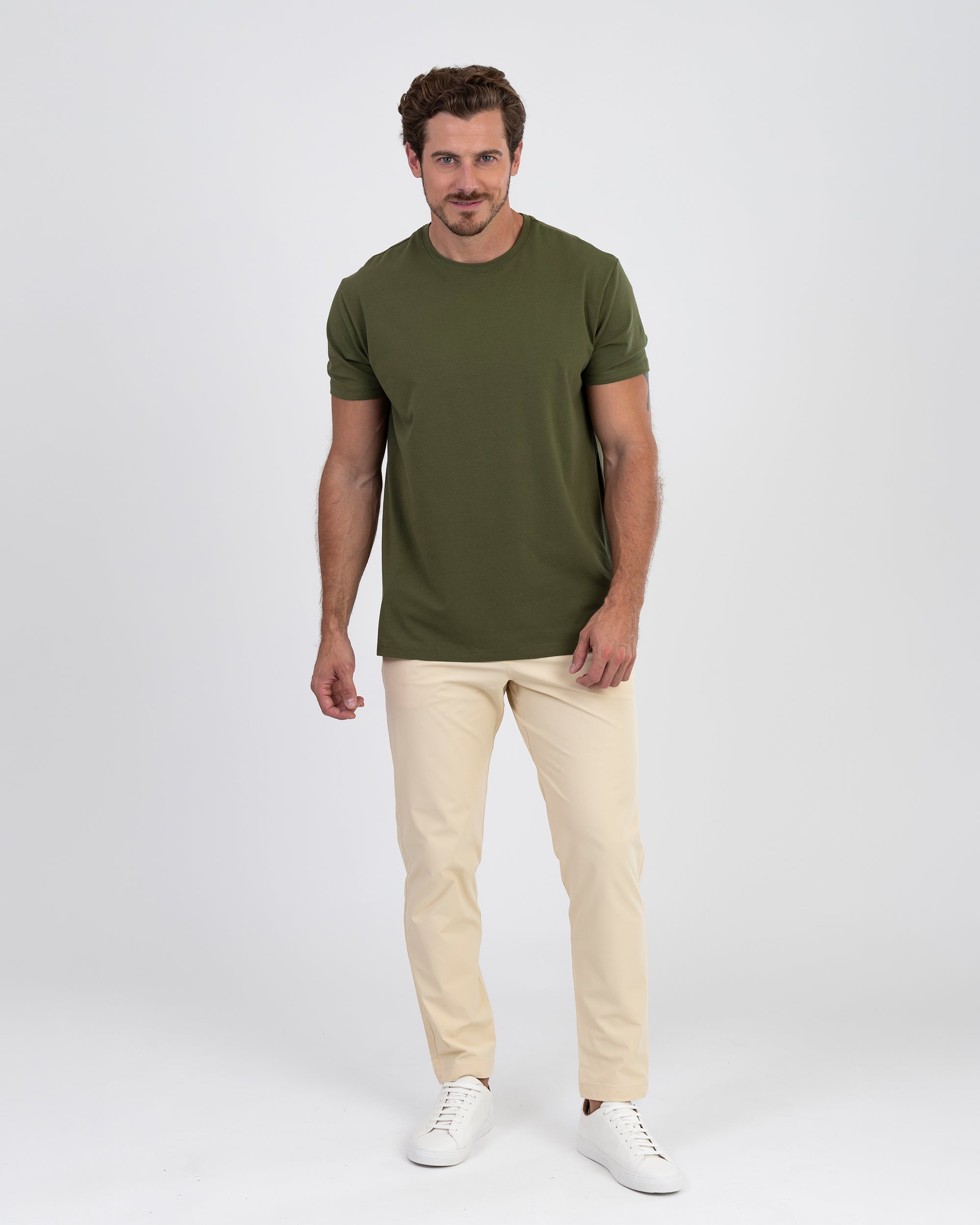 The IncaCloud® Tee - Olive Green