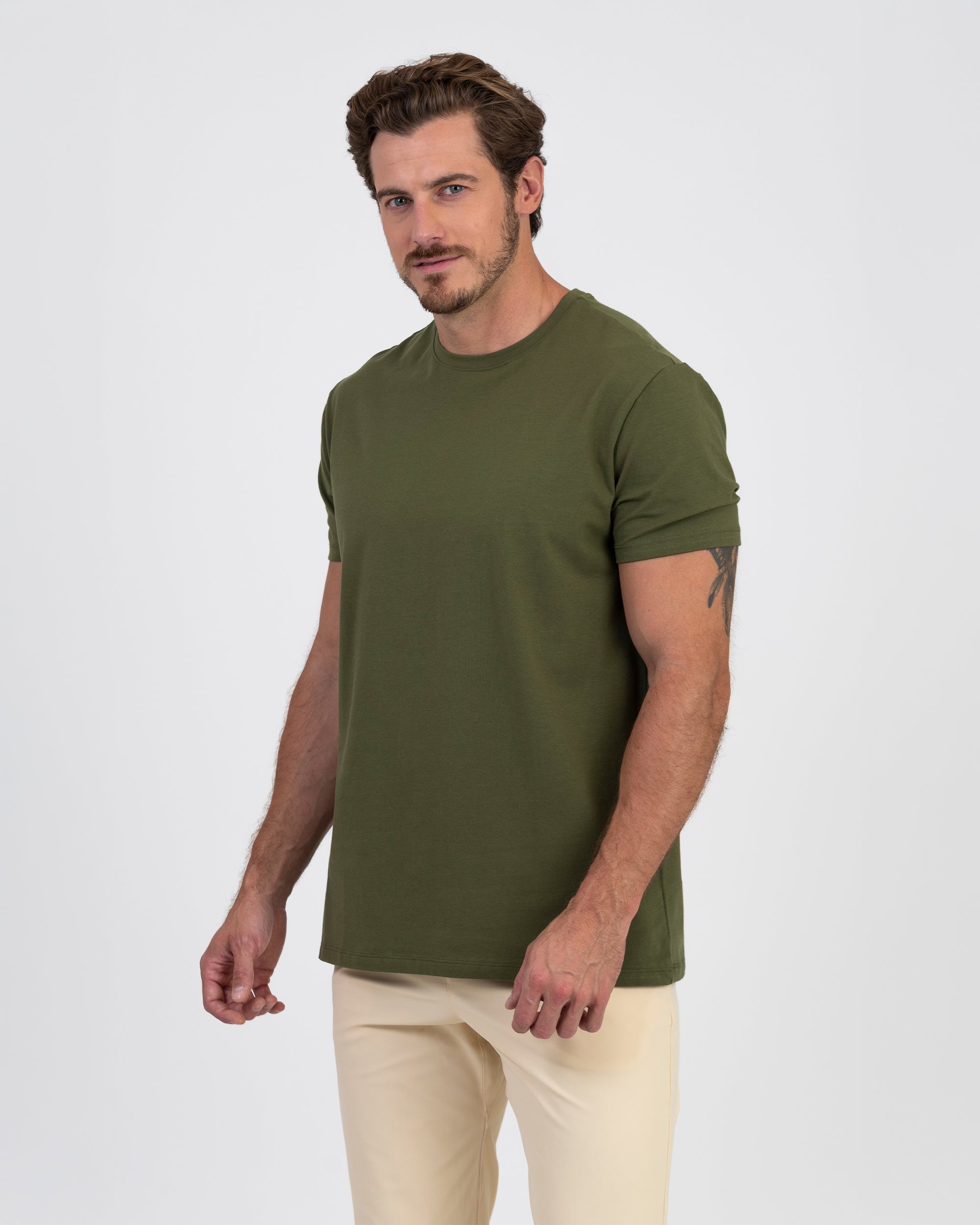 The IncaCloud® Tee - Olive Green