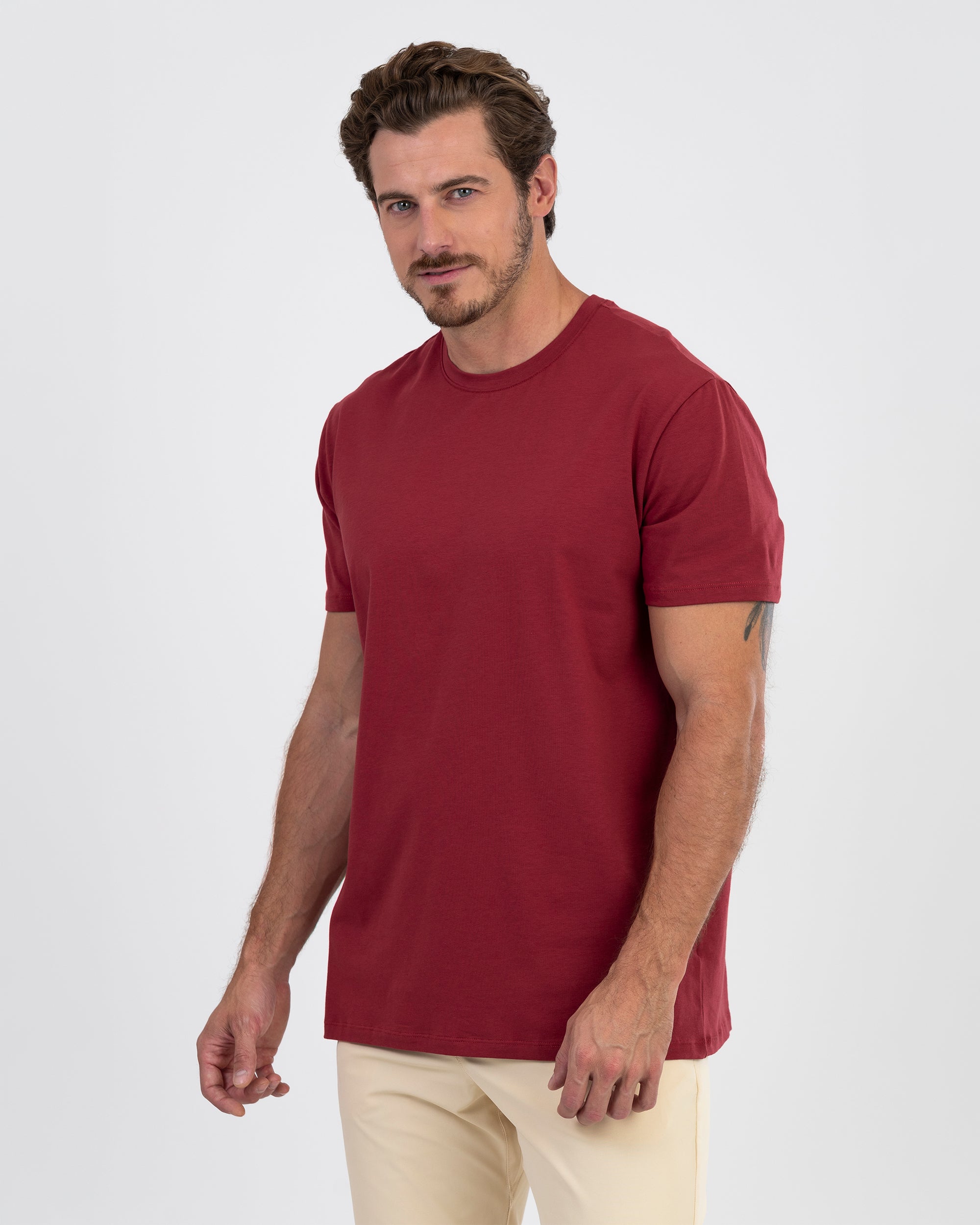 The IncaCloud® Tee - Rosewood Red