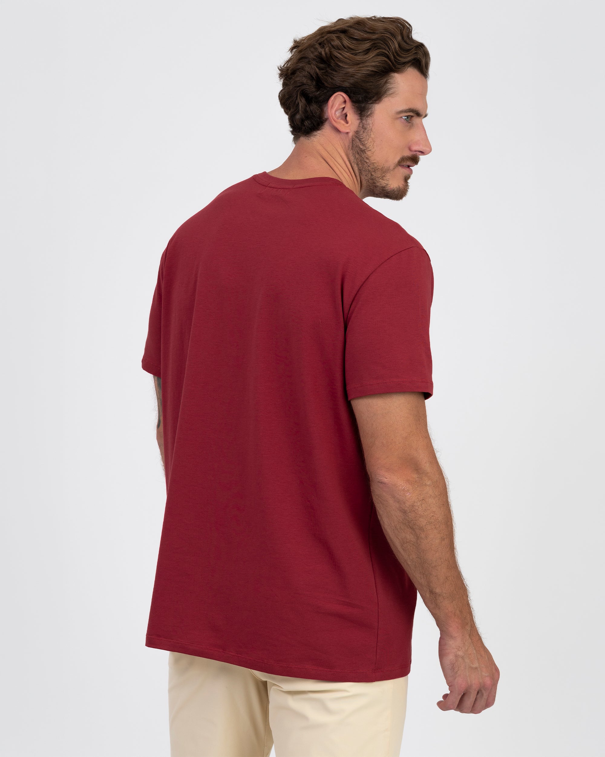 The IncaCloud® Tee - Rosewood Red