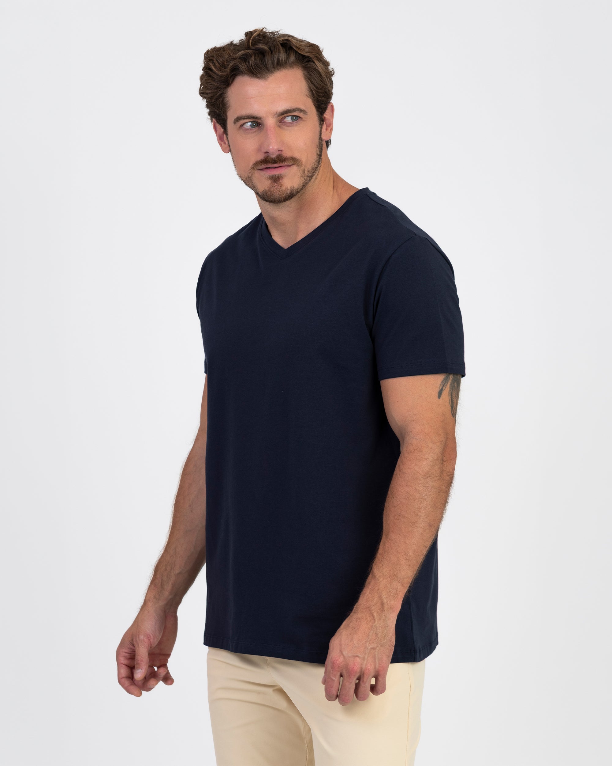 IncaCloud® V-Neck  - Navy Blue