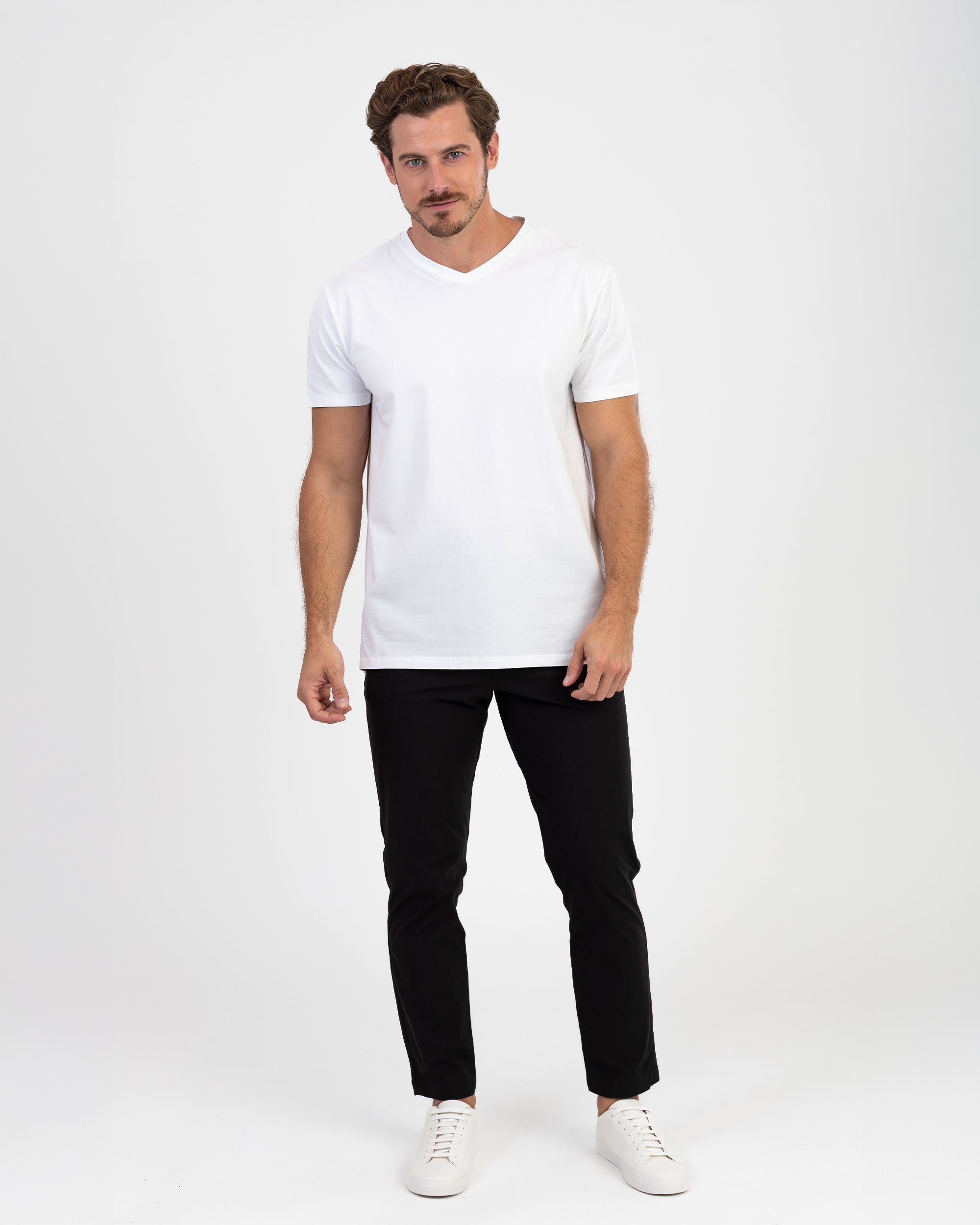 IncaCloud® V-Neck  - White