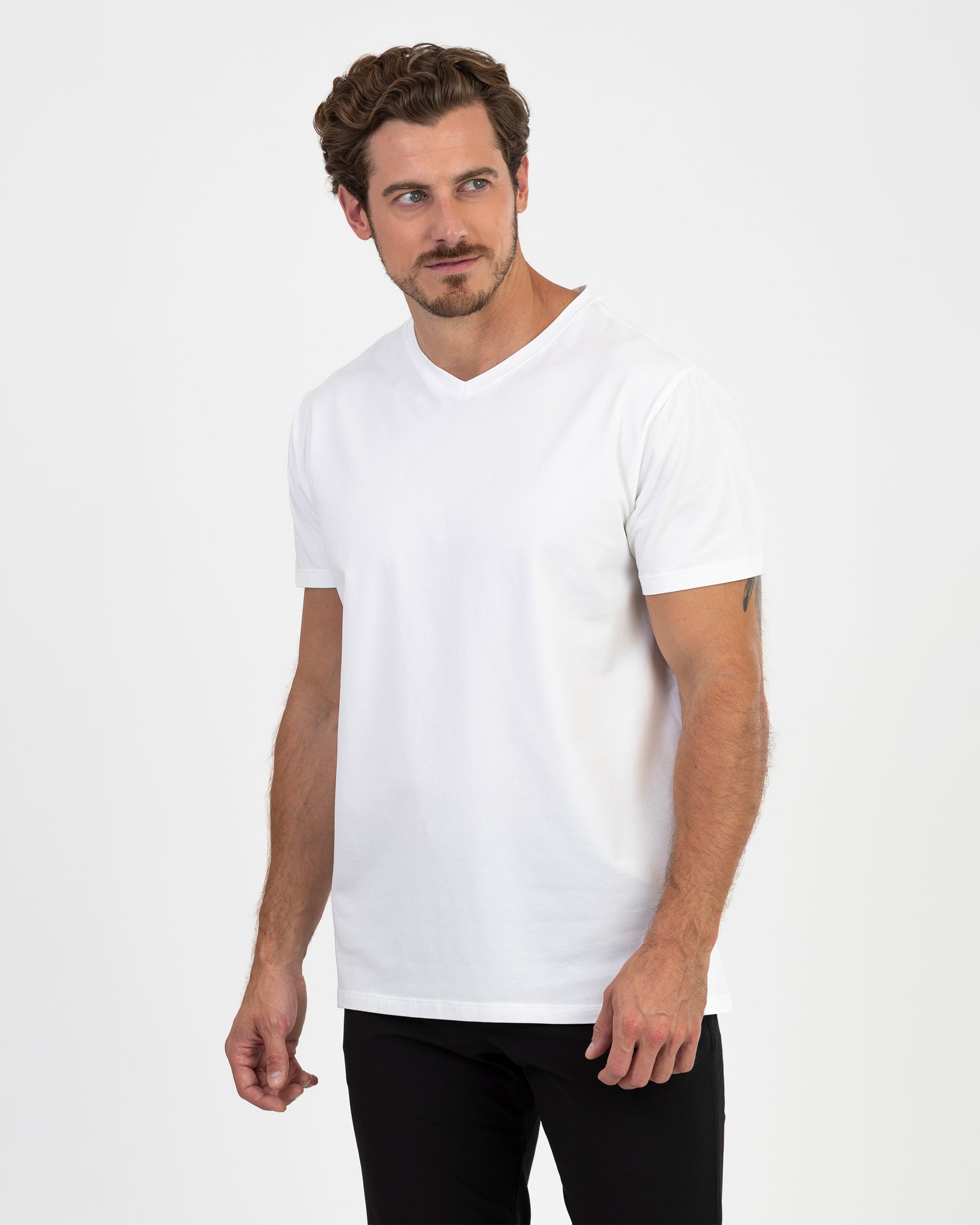 IncaCloud® V-Neck  - White