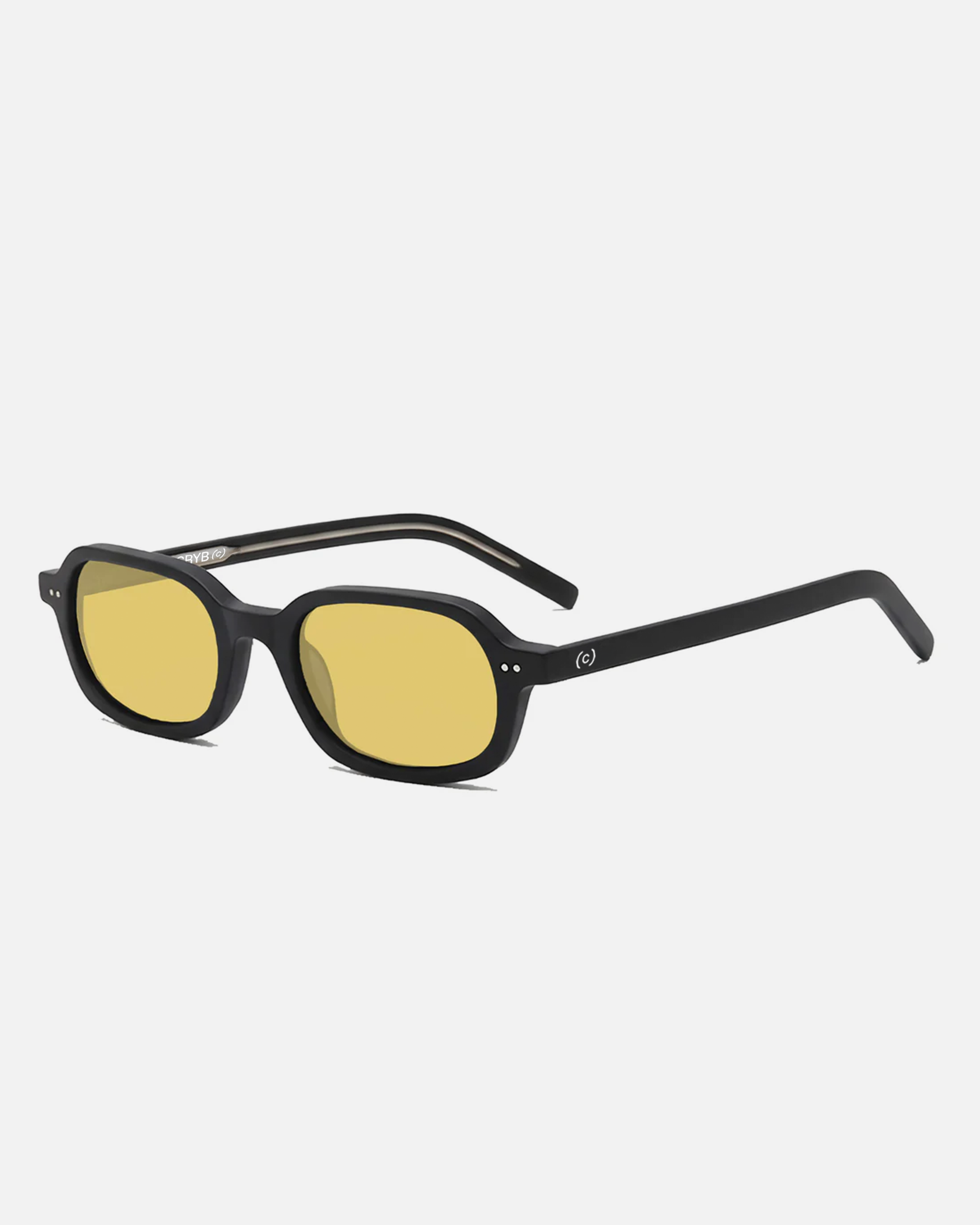 Menton - Matte Black / Amber Yellow