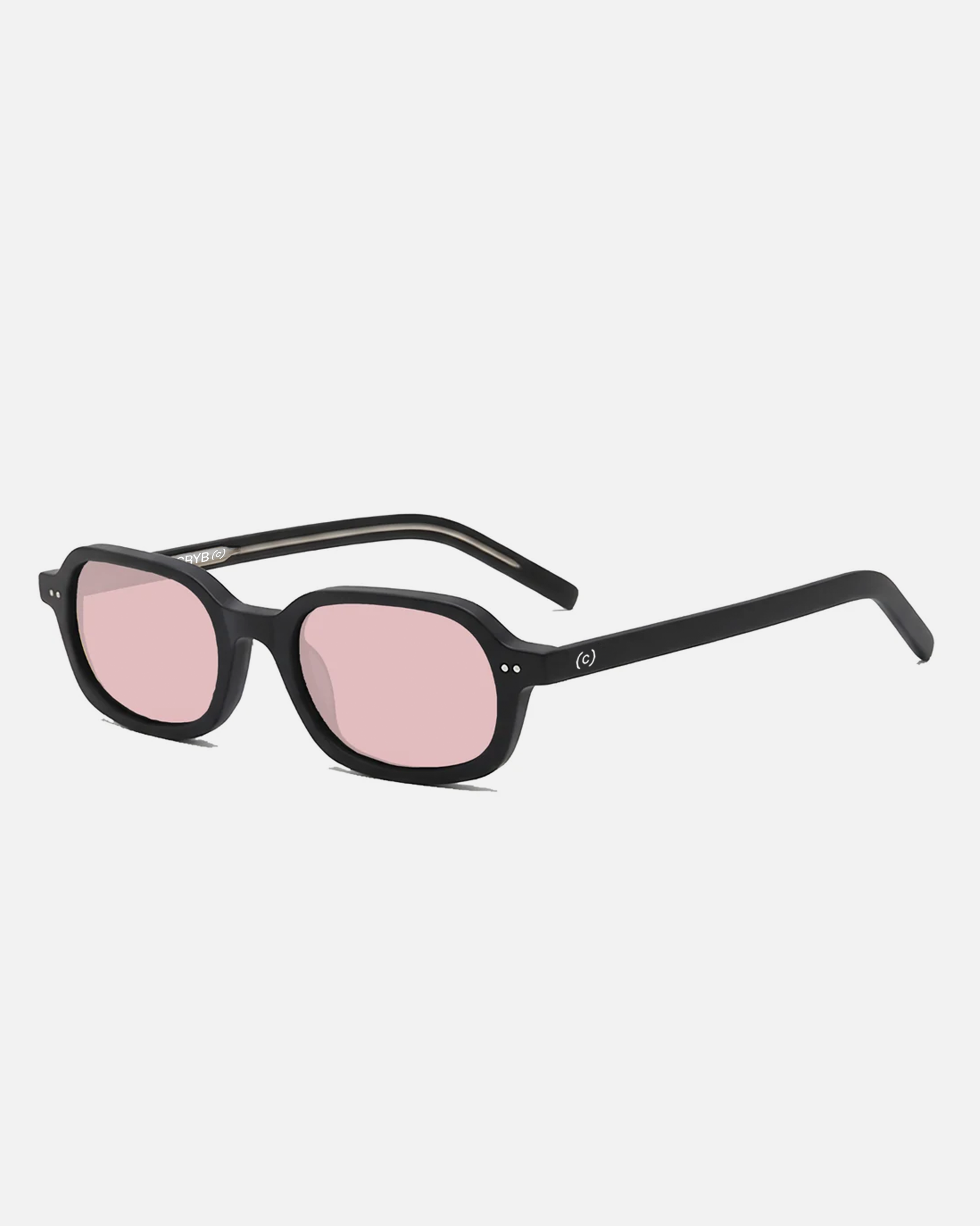 Menton - Matte Black / Blush Red