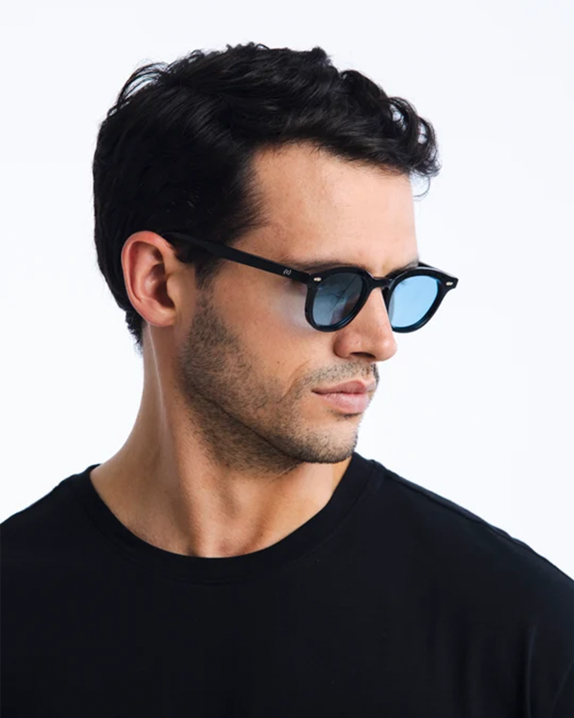 Positano - Black / Ocean Blue