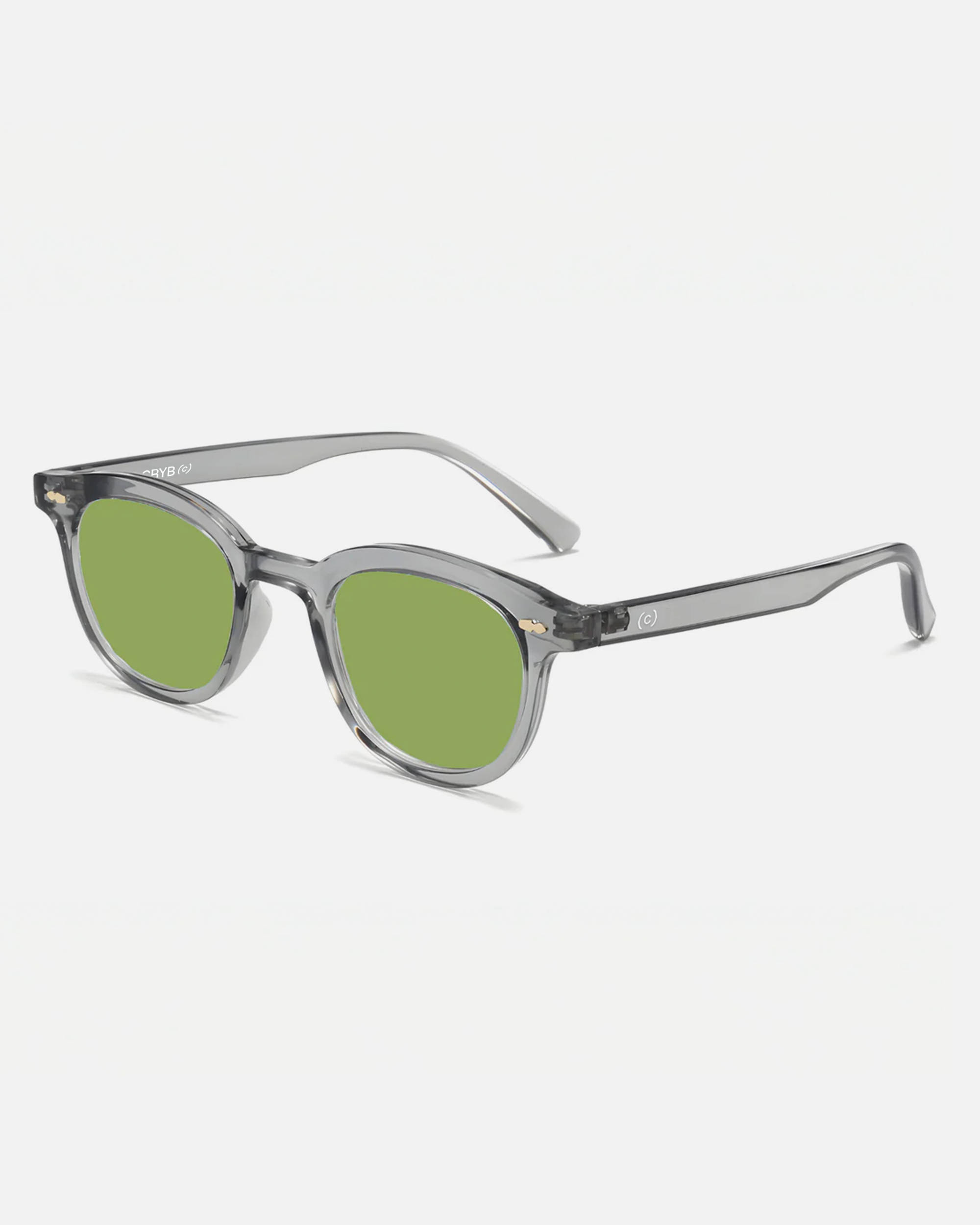 Positano - Grey / Emerald Green